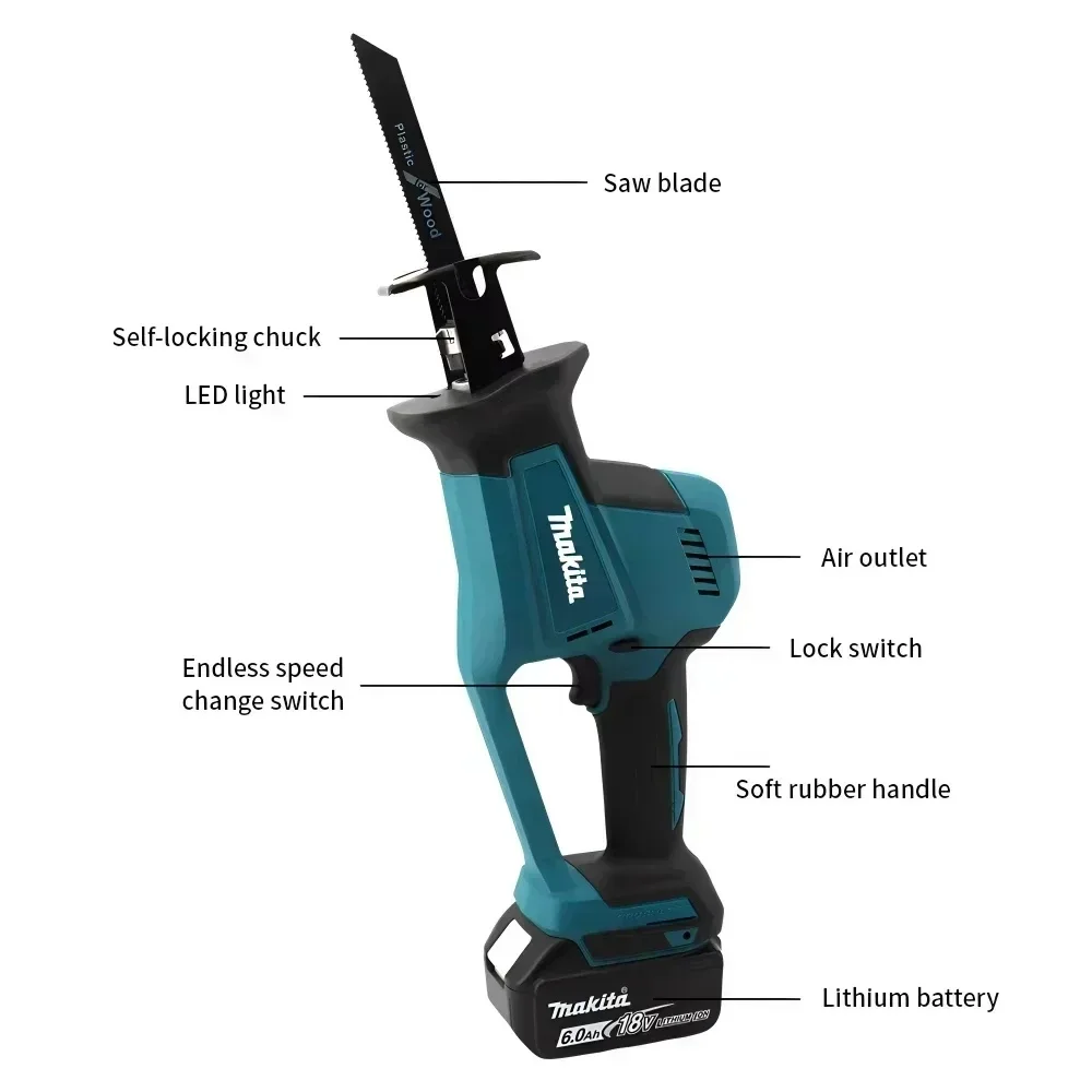 Makita DJR189 18V LXT Brushles - Reciprocating Saw Cordless 评论和价格