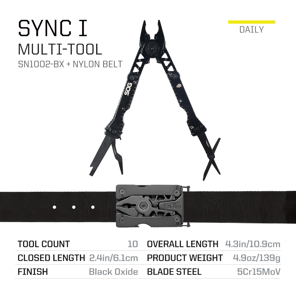 SOG Sync I Traveler EDC Multi- - Power Tools America 评论和价格
