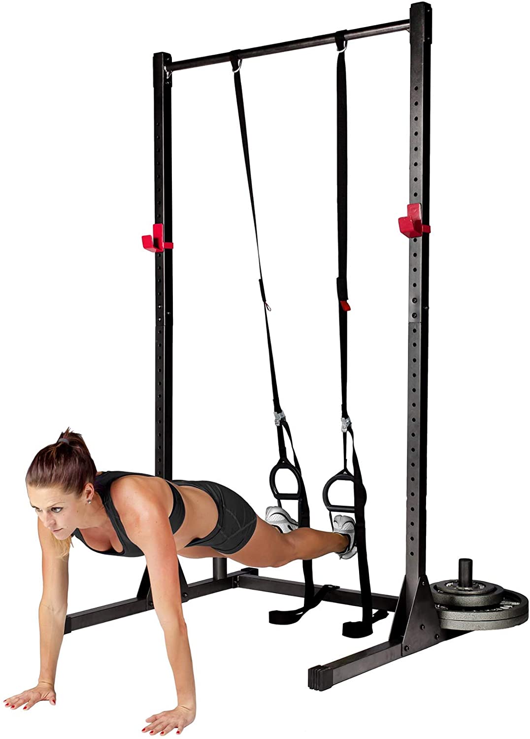 Adjustable Squat Rack Gym Squa - Power Quality Tools 评论和价格