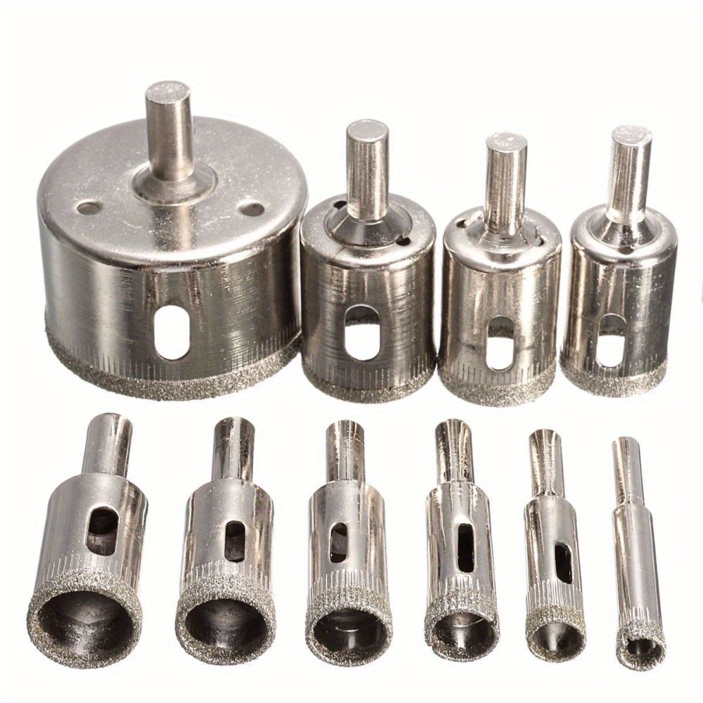 10 Piece Diamond Coated Drill  - Power Tools Set 评论和价格