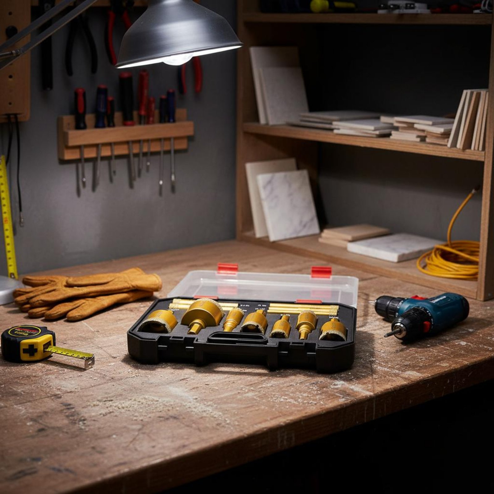 12 Pieces Brazed Crystal Drill - Power Tools Set 评论和价格